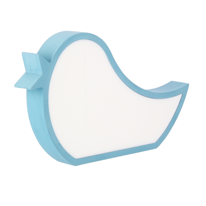 Lampe de bureau pour enfants LED BIRD 12W/230V bleu