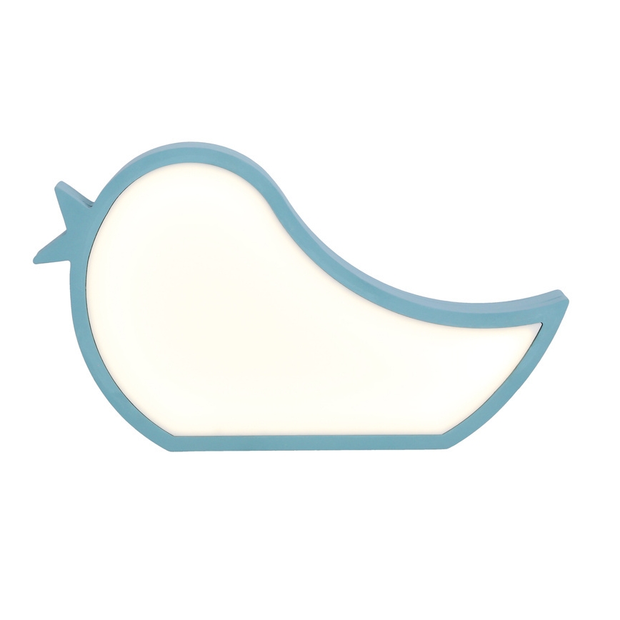 Lampe de bureau pour enfants LED BIRD 12W/230V bleu