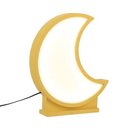Lampe de bureau pour enfants MOON LED/12W/230V jaune