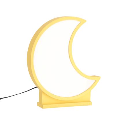 Lampe de bureau pour enfants MOON LED/12W/230V jaune