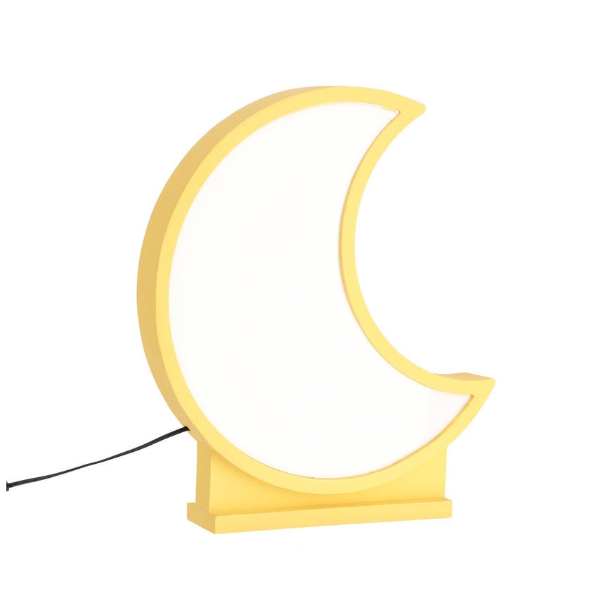 Lampe de bureau pour enfants MOON LED/12W/230V jaune