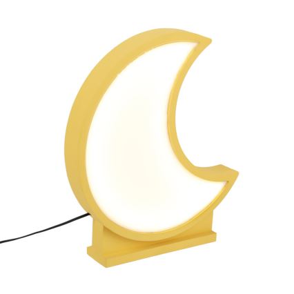 Lampe de bureau pour enfants MOON LED/12W/230V jaune