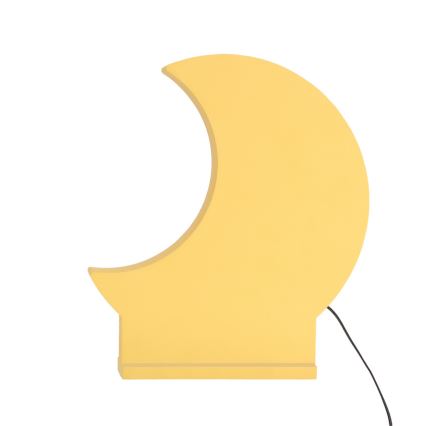 Lampe de bureau pour enfants MOON LED/12W/230V jaune