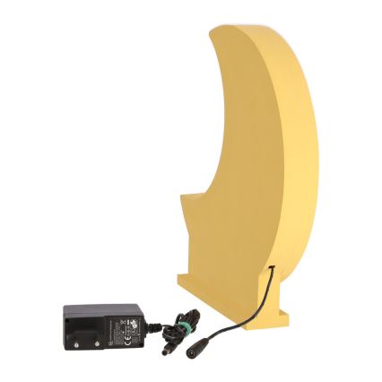 Lampe de bureau pour enfants MOON LED/12W/230V jaune