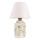 Lampe de bureau RAMZES 1xE27/40W/230V blanche/beige