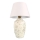 Lampe de bureau RAMZES 1xE27/40W/230V blanche/crème