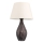 Lampe de bureau RAMZES 1xE27/40W/230V blanche/marron