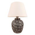 Lampe de bureau RAMZES 1xE27/40W/230V blanche/noire