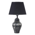 Lampe de bureau RAMZES 1xE27/40W/230V noire/argent