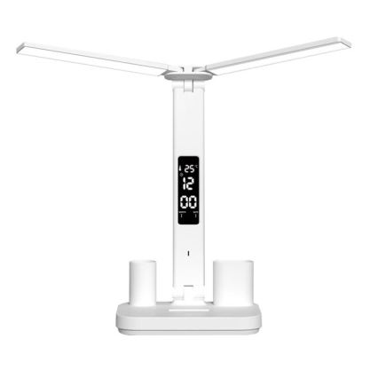 Lampe de bureau LED rechargeable et réglable en intensité NOBLITE P LED/5W/5V 3000/4000/6000K 2200 mAh blanche