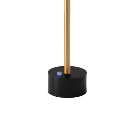 Lampe de bureau rechargeable dimmable SAM LED/5W/5V, finition noir/doré