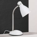 Lampe de bureau SCHOOL 1xE27/40W/230V blanche/chrome mat