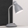 Lampe de bureau SCHOOL 1xE27/40W/230V gris/chrome mat