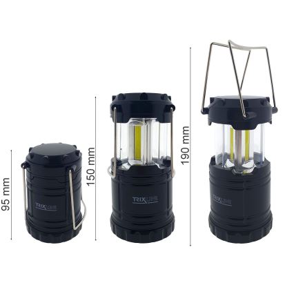 Lampe de camping portable LED 3xLED/3W/3xAAA 6400K