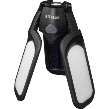 Lampe de camping rechargeable LED avec panneau solaire 3W/1600 mAh IPX4