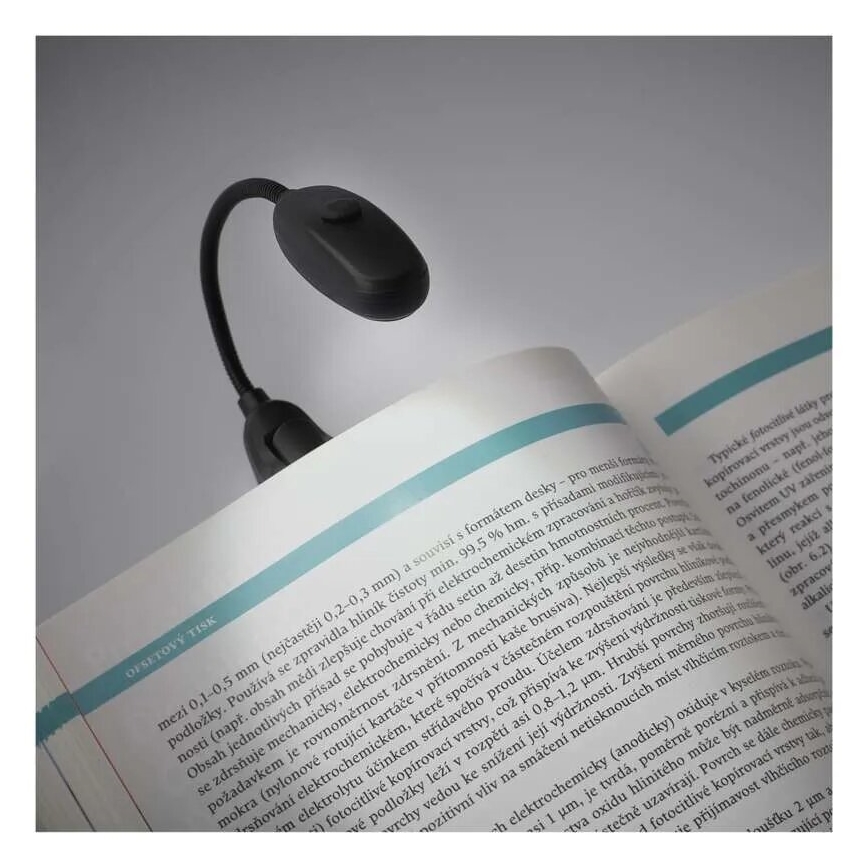 Lampe de lecture LED/1xAAA