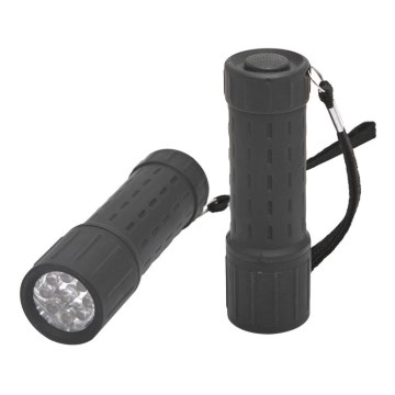 Lampe de poche LED 3xAAA, noire