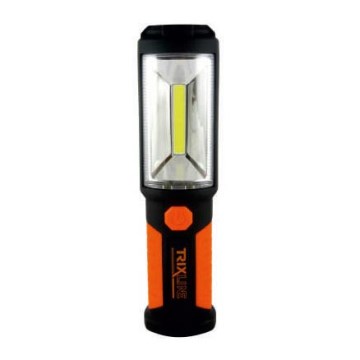 Lampe de poche LED LED+COB/3W/3xAA orange