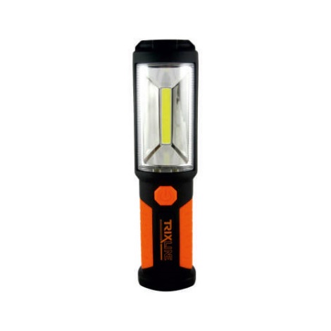 Lampe de poche LED LED+COB/3W/3xAA orange