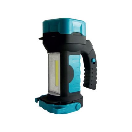 Lampe de poche LED LED+COB/3W/3xAA vert