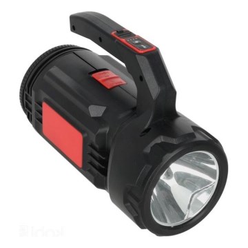 Lampe de poche rechargeable LED/5V 500 lm 1200 mAh noire