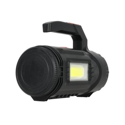 Lampe de poche rechargeable LED/5V 500 lm 1200 mAh noire
