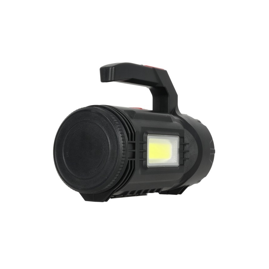 Lampe de poche rechargeable LED/5V 500 lm 1200 mAh noire