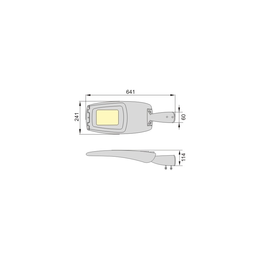 Lampe de rue ADQUEN PLUS LED/60W/230V IP66