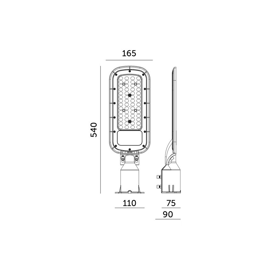 Lampe de rue LED BRELUXO LED/150W/230V 4000K IP65