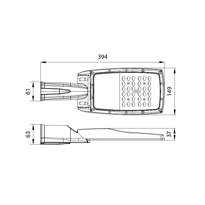 Lampe de rue LED NOVUM PLUS LED/50W/230V IP65