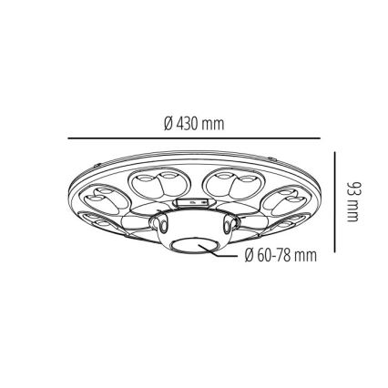 Lampe de rue solaire à LED avec capteur LUVIA LED/15W/3,2V 4000K IP54 5400 mAh + télécommande