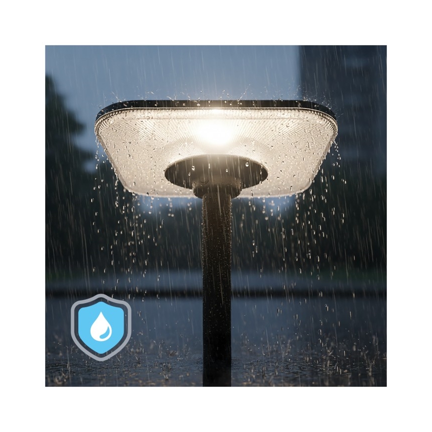 Lampadaire solaire LED avec détecteur SOLSUMI LED/25W/3,2V 3000/4000/6500K IP54 24000 mAh + télécommande