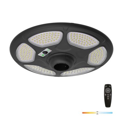 Lampe de rue solaire LED avec capteur SOLSUMI LED/25W/3,2V IP54 25000 mAh + télécommande
