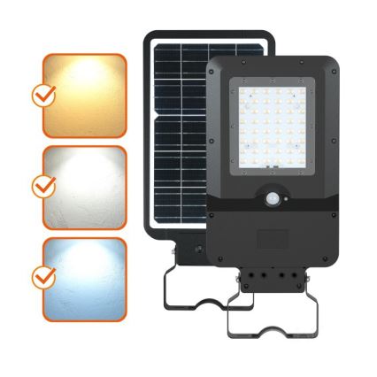 Lampe solaire de rue avec capteur STREET LED/20W/7,4V 3000/4000/6000K IP65 5400 mAh