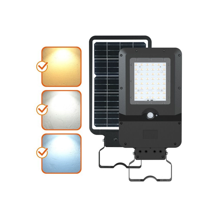 Lampe solaire de rue avec capteur STREET LED/20W/7,4V 3000/4000/6000K IP65 5400 mAh