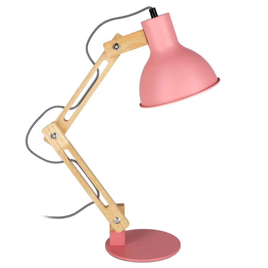 Lampe de table 1 x E27, 40 W, 230 V — rose