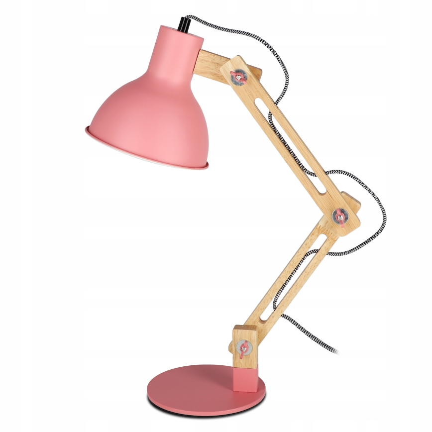 Lampe de table 1 x E27, 40 W, 230 V — rose