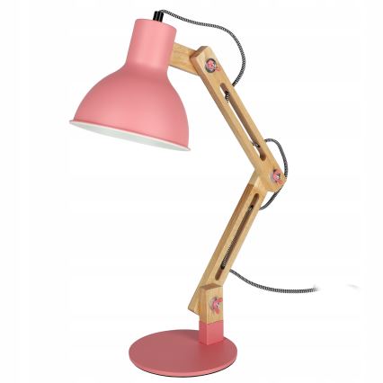 Lampe de table 1 x E27, 40 W, 230 V — rose