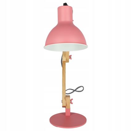 Lampe de table 1 x E27, 40 W, 230 V — rose