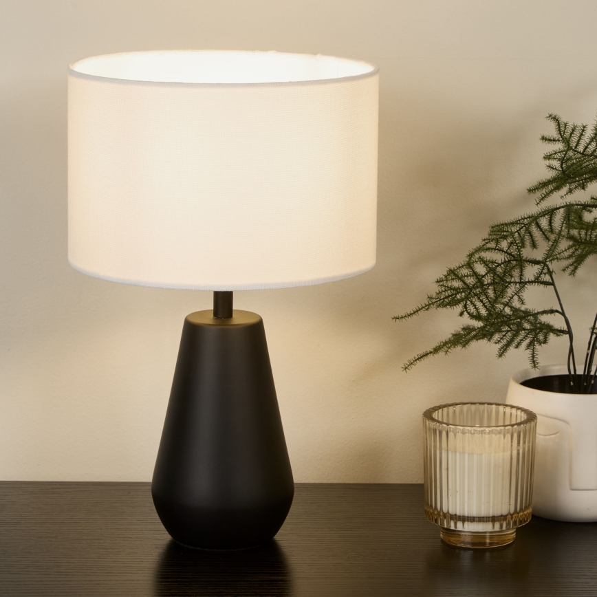 Lampe de table 1xE14/25W/230V noire