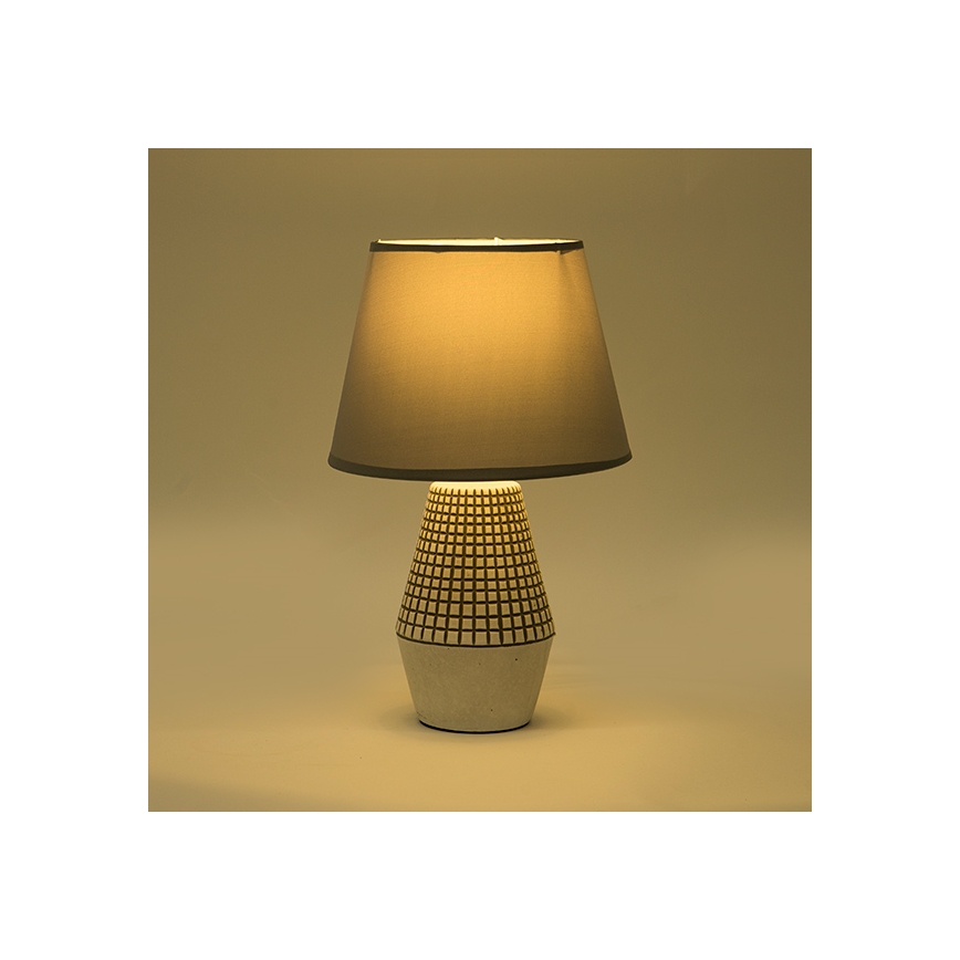 Lampe de table 1xE14/40W/230V blanc/gris
