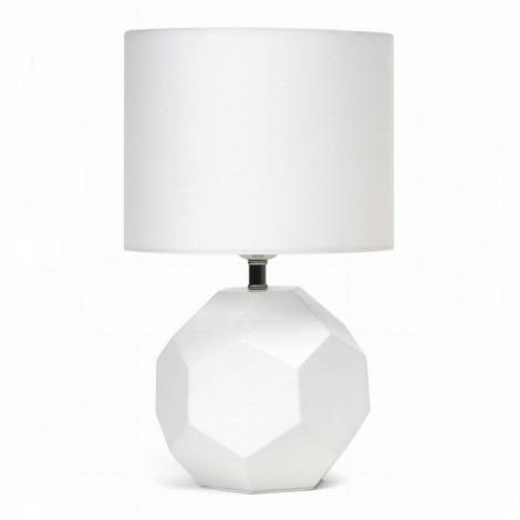 Lampe de table 1xE27/25W/230V blanche