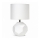 Lampe de table 1xE27/25W/230V blanche