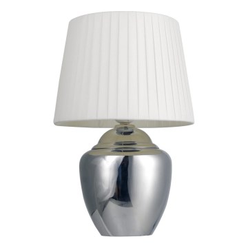Lampe de table 1xE27/25W/230V chrome brillant
