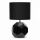 Lampe de table 1xE27/25W/230V noir