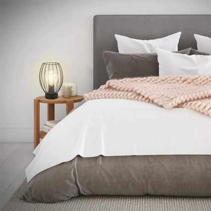 Lampe de table 1xE27/25W/230V noire