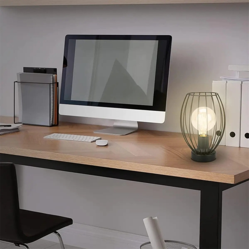 Lampe de table 1xE27/25W/230V noire