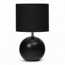 Lampe de table 1xE27/25W/230V noire