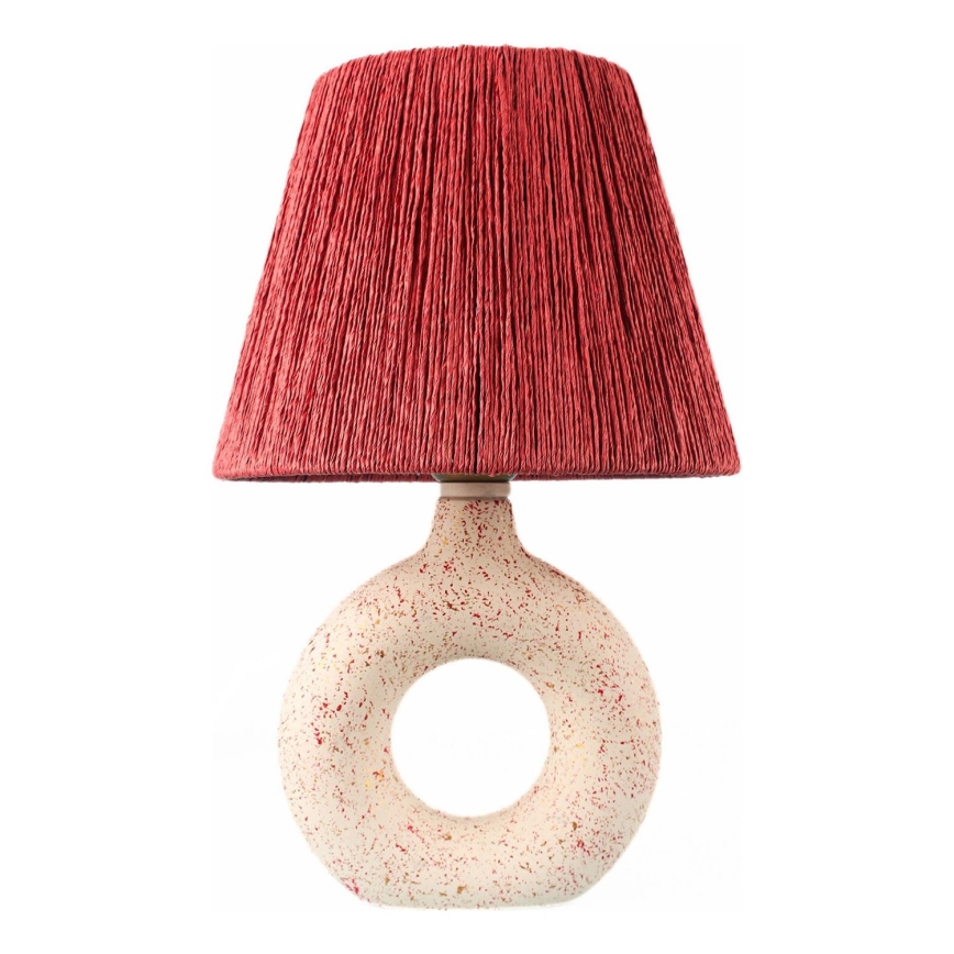 Lampe de table 1xE27/40W/230V blanc/rouge