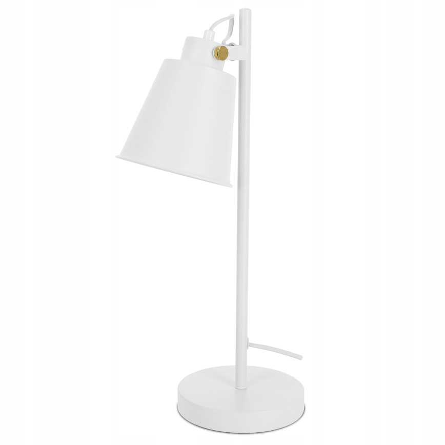 Lampe de table 1xE27/40W/230V blanche